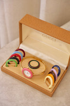 RARE Vintage Gucci Interchangeable Bezel Watch FULL SET with Box
