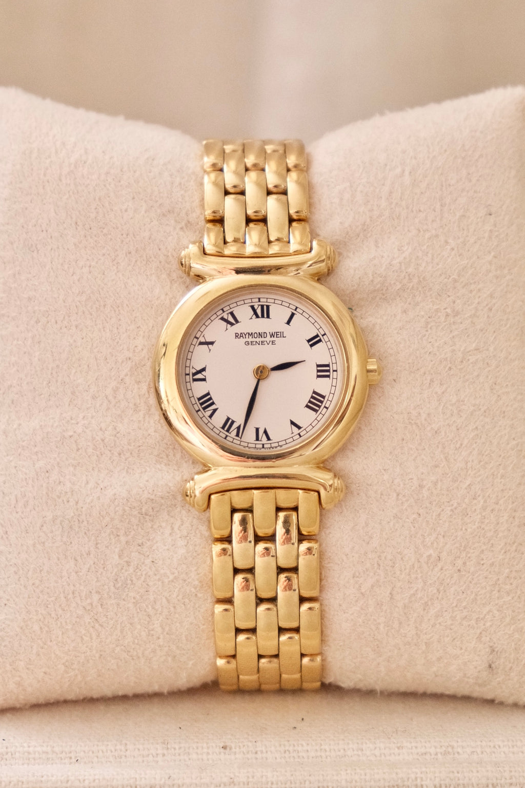 Vintage Women’s 18k Gold Plated Raymond Weil Watch