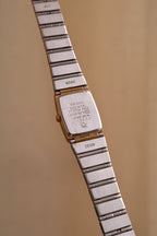Rare Vintage 80s Gold Tank Seiko Ladies Quartz Watch