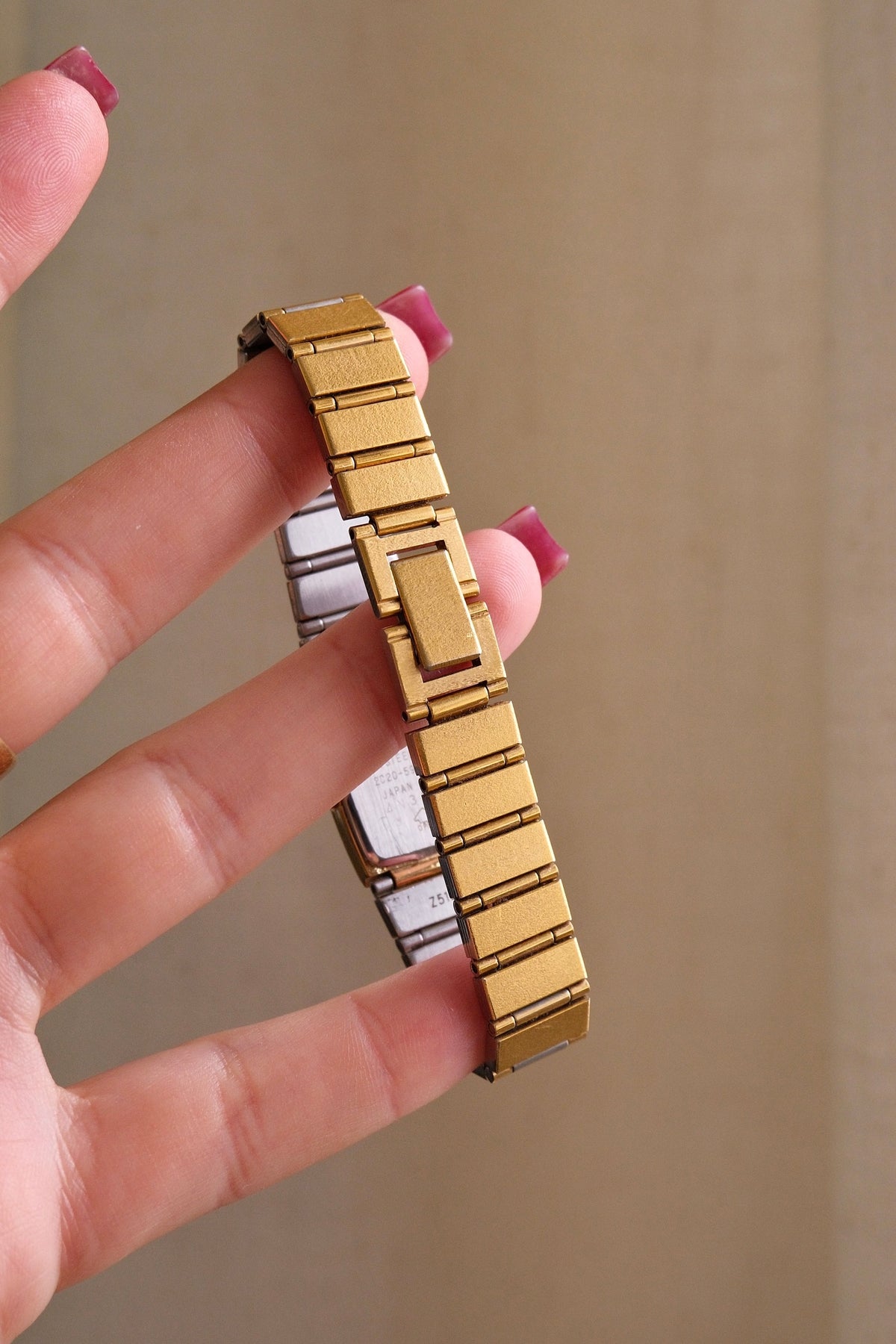 Rare Vintage 80s Gold Tank Seiko Ladies Quartz Watch