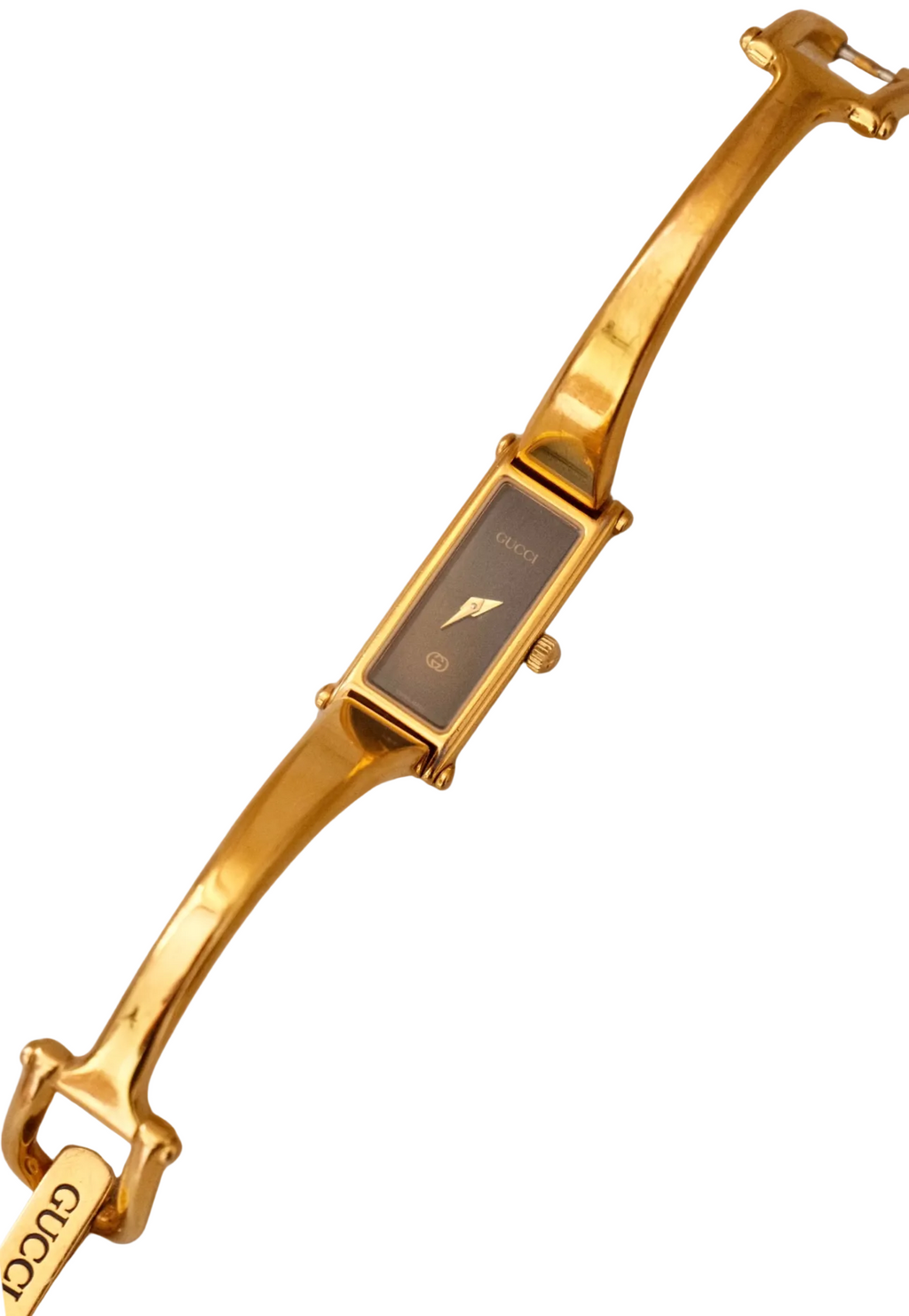 Vintage Ladies 1500L Gold Horsebit Gucci Watch