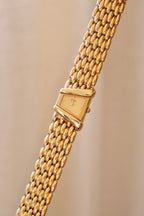 Rare Vintage Ladies Seiko Rivoli Asymmetrical Gold Plated Quartz Watch Working