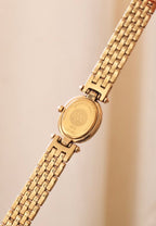 Rare vintage 18k gold plated white dial Raymond Weil watch working