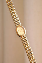 Vintage 1988 Seiko Quartz 2Y00 5D50 Gold Ladies Watch Japan Dress Watch Working