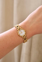 Rare vintage 18k gold plated Raymond Weil watch working