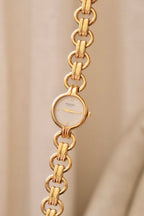 Vintage Ladies' Gold-Plated Raymond Weil Quartz Watch - Round Dial