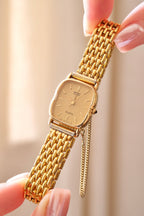 Vintage 1990s Gold-Plated Ladies' Seiko Exceline Quartz Watch
