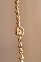 Rare Vintage Petite Tiny Gold Tear Drop Bracelet Seiko Watch