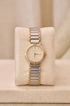 Vintage 90s Yves Saint Laurent Ladies' Quartz Watch - Silver-Tone Bracelet
