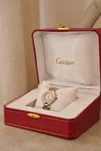 Vintage Cartier Must 21 Watch Women's Two Tone Steel Gold Roman Dial Swiss Made Circa
1990s in Box