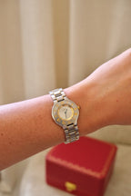 Vintage Cartier Must 21 Watch Women's Two Tone Steel Gold Roman Dial Swiss Made Circa
1990s in Box