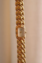 Rare Vintage Ladies Petite Citizen Tank Style Gold Watch