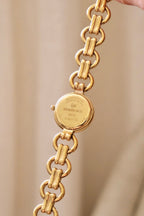 Vintage Ladies' Gold-Plated Raymond Weil Quartz Watch - Round Dial