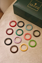 RARE Vintage Gucci Interchangeable Bezel Watch FULL BEZEL set with Box