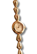 Rare Vintage Petite Tiny Gold Tear Drop Bracelet Seiko Watch