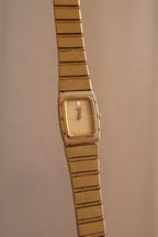 Rare Vintage 80s Gold Tank Seiko Ladies Quartz Watch