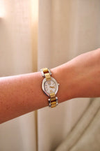 Vintage Tissot Ladies Two Tone Bracelet Watch – 1990s Swiss Made Dress Watch