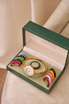 RARE Vintage Gucci Interchangeable Bezel Watch FULL SET with Box Working