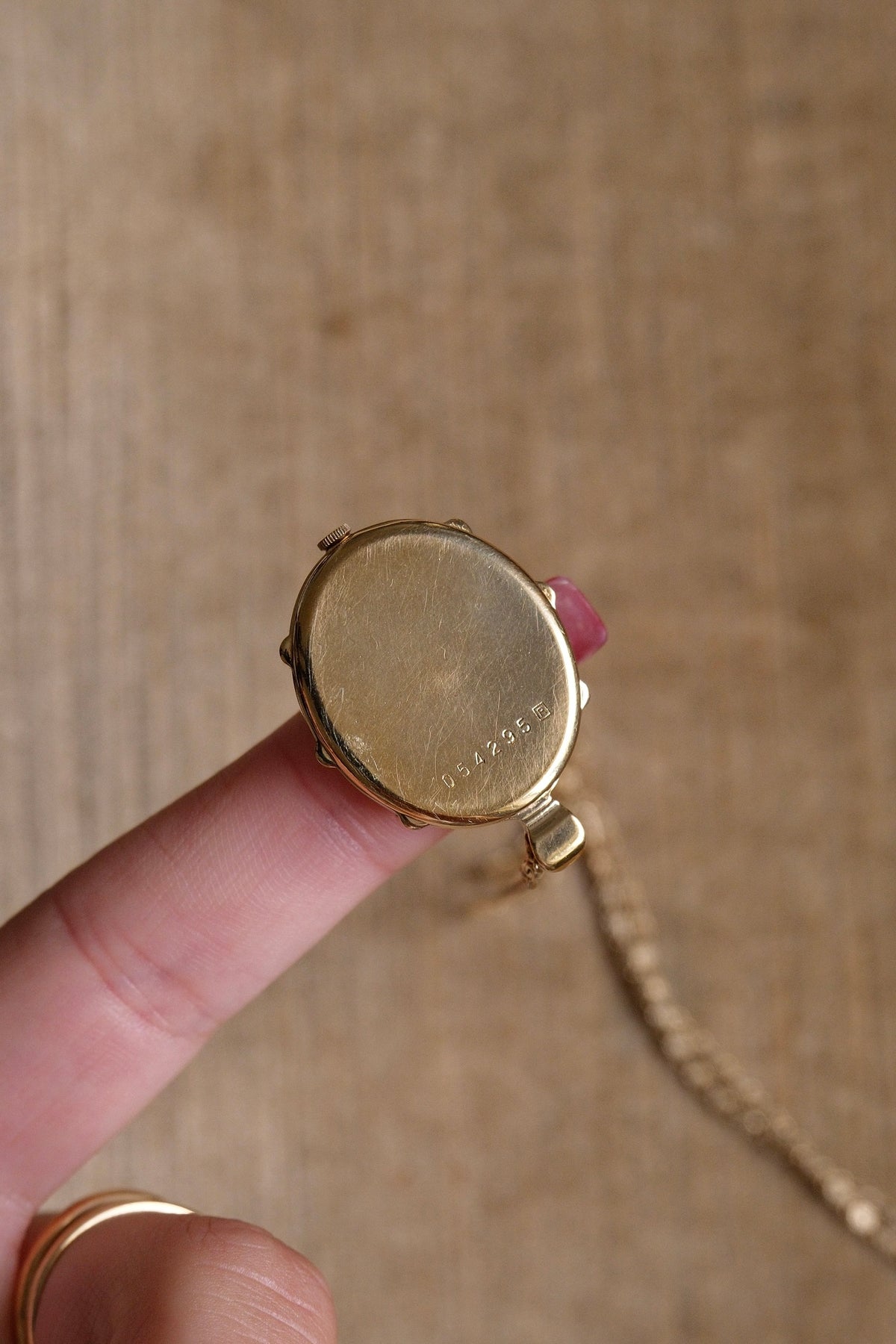 Rare 1980s Seiko Gold Plated Pendant Watch Necklace, Burgundy Maroon Dial Quartz Watch with Chain