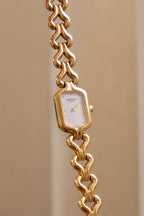 Vintage 90s Ladies Gold-Plated Raymond Weil Quartz Watch Working