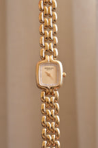 Rare vintage 18k gold plated champagne dial Raymond Weil  watch working