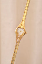 Sweet Vintage Sekonda Gold Heart Watch Working