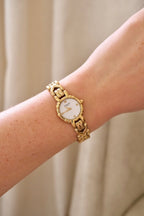 Rare vintage 18k gold plated Raymond Weil watch working