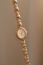 Rare 90s Ladies Seiko Alba Sweet Heart Gold Watch Working