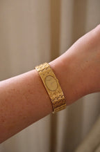 Vintage 1990s Christian Dior Paris Gold Tone Bracelet Watch Swiss Made Quartz Minimal Oval Dial Working