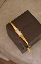 Vintage Ladies 1500L Gold Horsebit Gucci Watch in Box Working