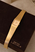 Near Mint 1983 Gold Seiko Lassale Watch with Box & Papers