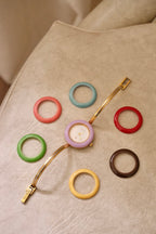 RARE Vintage Gucci Interchangeable Bezel Watch FULL BEZEL set with Box