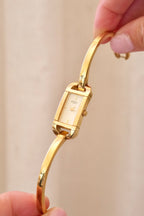 Vintage Ladies Gold 90s Rotary Watch Bangle Style Working