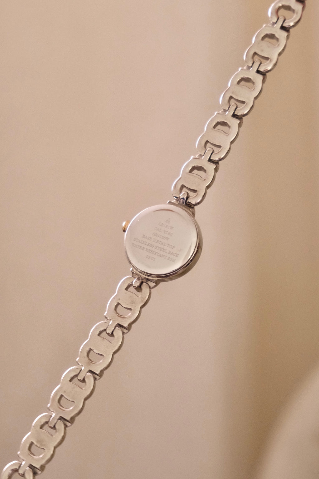 Sweet Vintage Ladies Accurist Two Tone Heart Watch Working