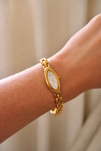 Vintage Ladies Gold Slim Seiko Watch Working