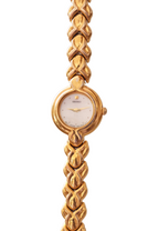 Vintage Seiko Ladies Gold Mother of Pearl Watch Working
