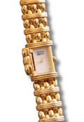 Rare 90s Mother of Pearl Gold Citizen Ladies Hidden Bracelet Watch