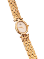 Rare vintage 18k gold plated white dial Raymond Weil watch working