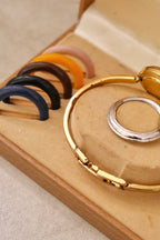 RARE Vintage Gucci Interchangeable Bezel Watch FULL BEZEL set with Box