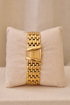 Rare Vintage Ladies Seiko Rivoli Asymmetrical Gold Plated Quartz Watch Working