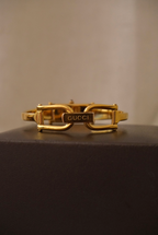 Vintage Ladies 1500L Gold Horsebit Gucci Watch in Box Working
