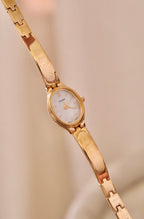 Vintage 90s Gold Ladies Pulsar Watch Working