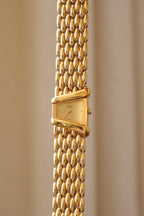 Rare 90s Vintage Ladies Gold Seiko Rivoli 4N00-5749  Watch with Champagne Dial
