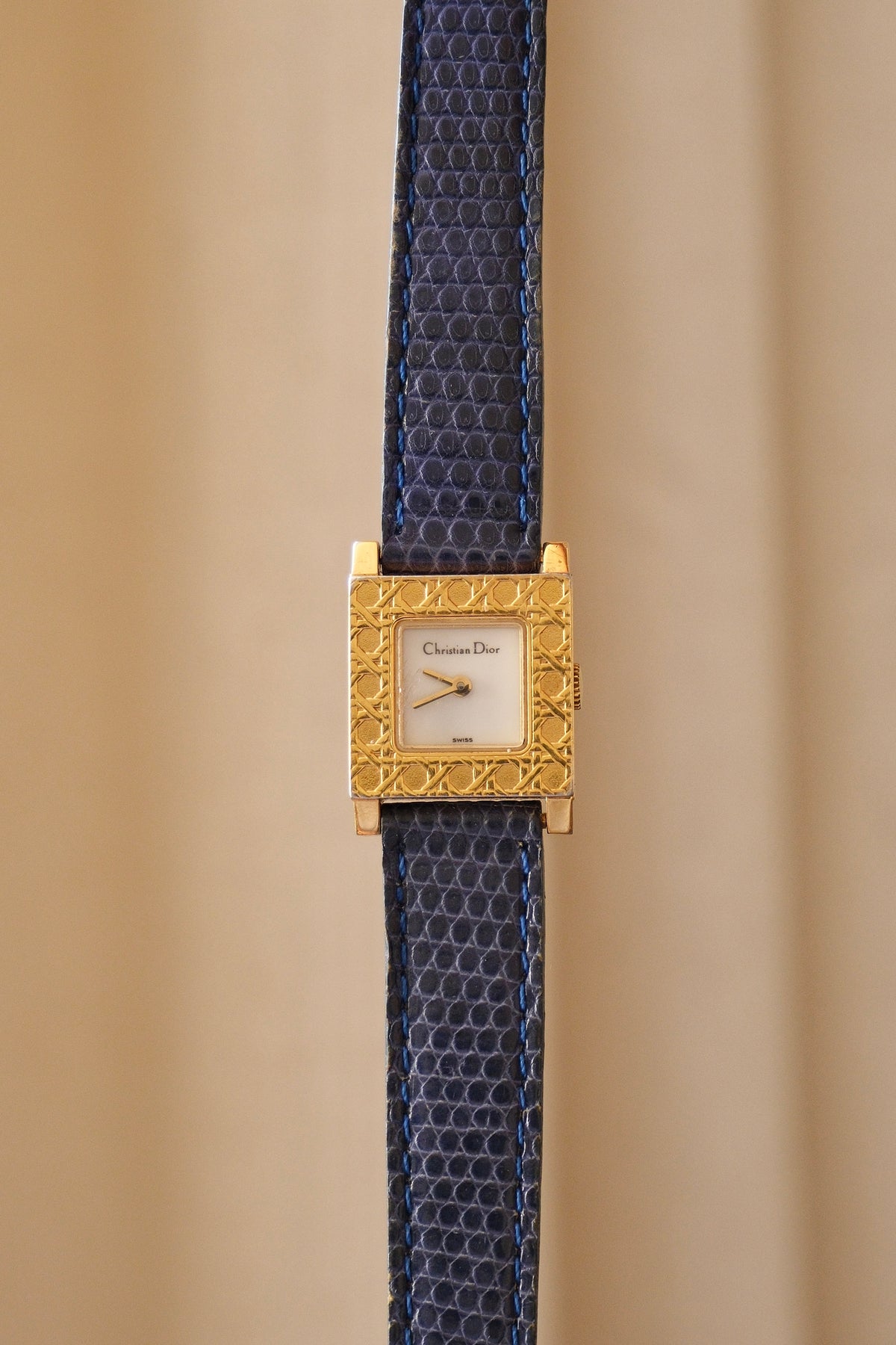 Vintage Christian Dior La Parisienne Gold-Plated Watch | Two Straps Box & Papers
