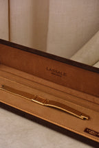 90s Vintage Ladies Ultra Thin Tank Lassale Seiko Gold Plated Watch Working in Box