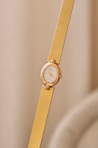 Rare Vintage 1980s Petite Seiko LaSalle Gold Tone Diamond Watch Working