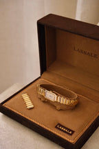 1990 Vintage Ladies Seiko Lassale Gold Tank Watch Box & Papers