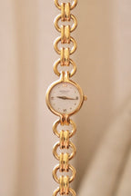 Vintage Ladies' Gold-Plated Raymond Weil Quartz Watch - Round Dial