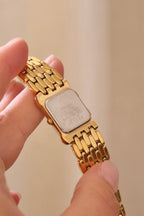 Rare Vintage Ladies Seiko Rivoli Asymmetrical Gold Plated Quartz Watch Working
