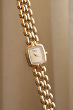 Rare vintage 18k gold plated champagne dial Raymond Weil  watch working